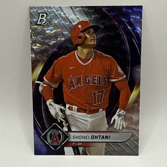 Shohei Ohtani ICE FOIL PARALLEL 2022 Bowman Platinum #10 Los Angeles Angels - Picture 1 of 2